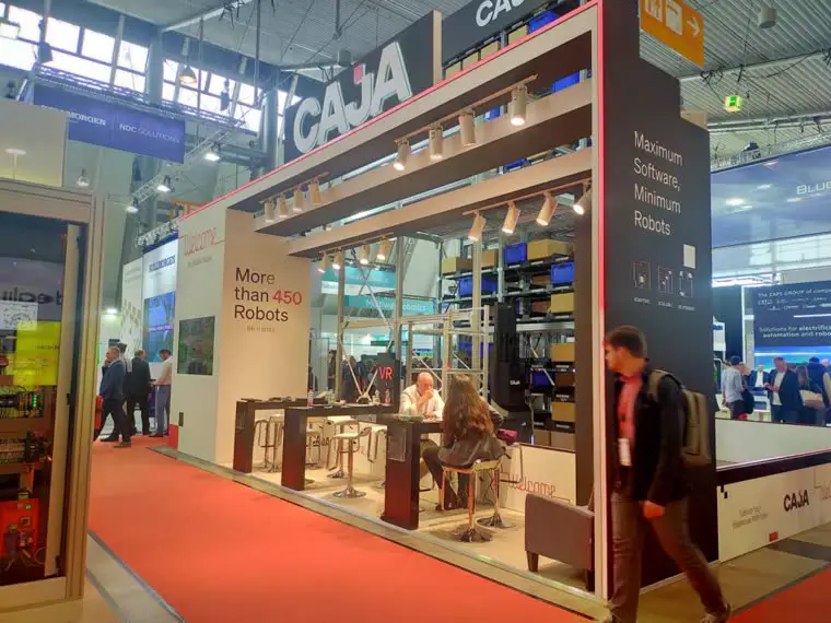 ביתן תערוכה CAJA Robotics — LogiMAT
